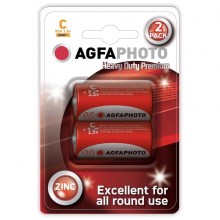 AGFAPHOTO AP-R14-2S  - 2 st zinkbatterier R14/C 1,5V